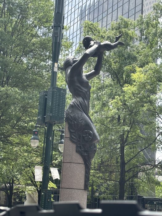 A quick stop in Charlotte to admire the bronze sculptures downtown.