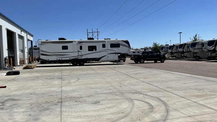 A quick overnight at a Colorado Springs–area RV park.